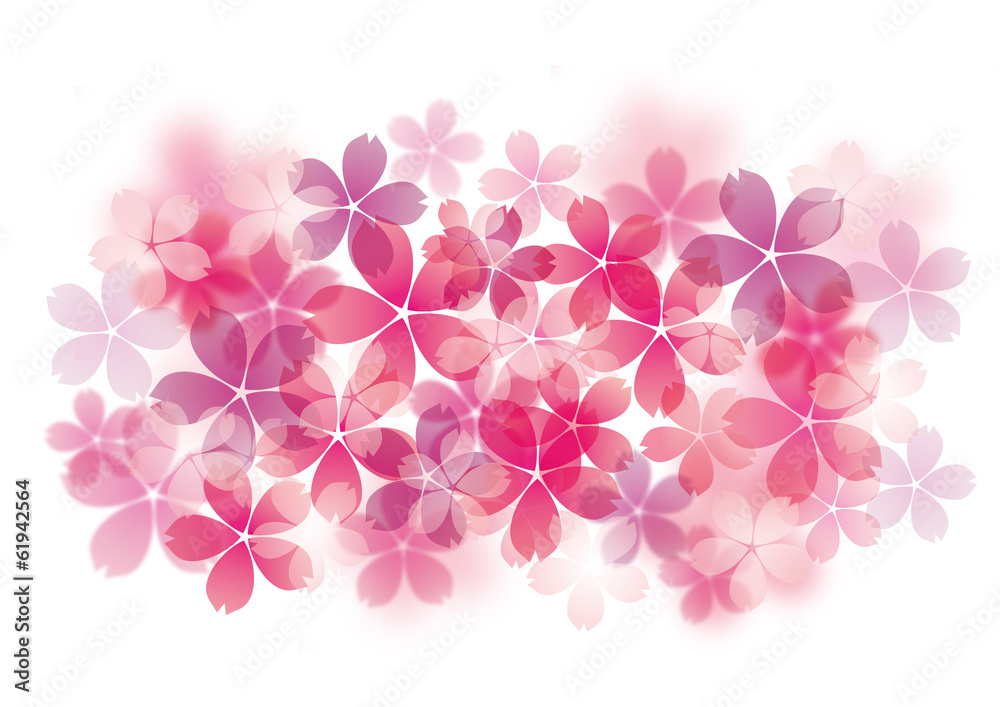 桜_ふわふわ横