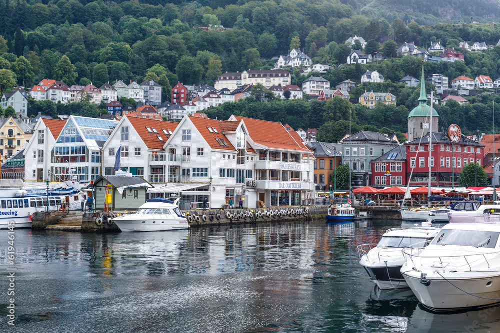 Cityscape of Bergen, Norway Cityscape of Bergen, Norway