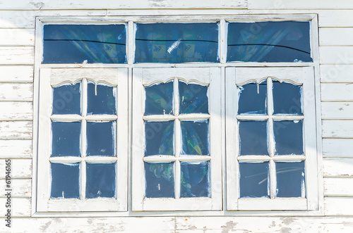 Old wood window