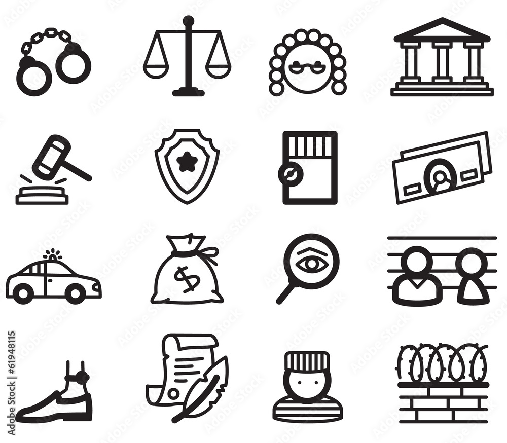 Naklejka premium Justice