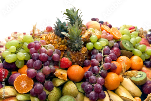 Heap of fruits.