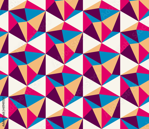 Color geometric pattern