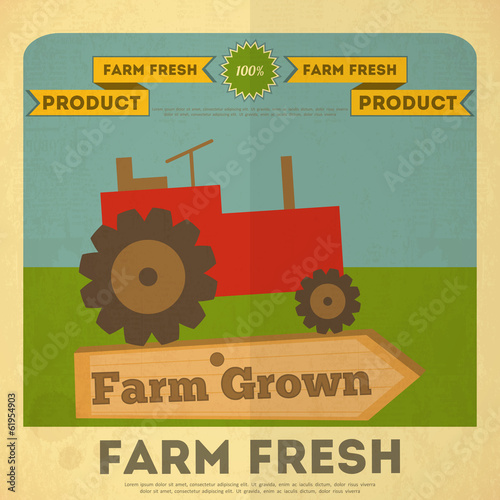 Poster for Organic Farm Food