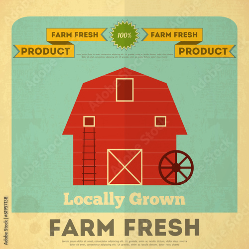 Poster for Organic Farm Food