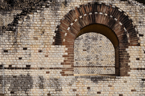 Window Detail of Roman Theater photo