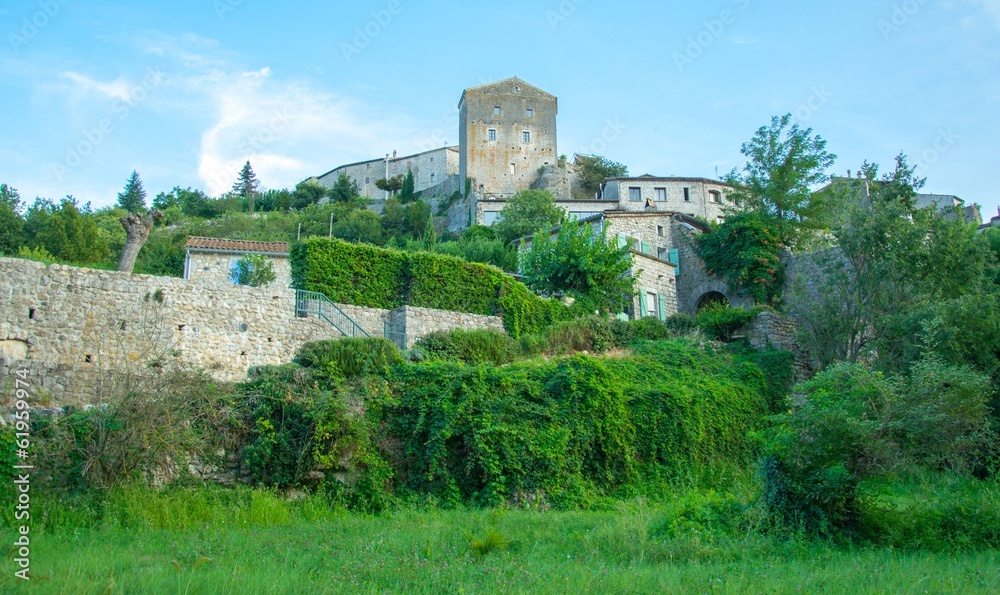 Balazuc en Ardèche, plus beau village de France