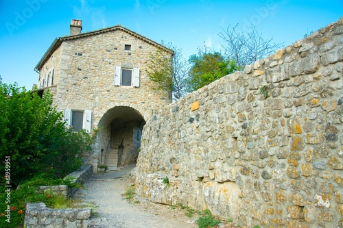 Fototapeta Naklejka Na Ścianę i Meble -  Balazuc en Ardèche, plus beau village de France
