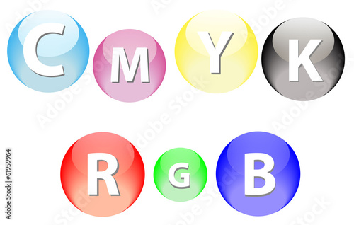 Free Download RGB and CMYK Spheres - GFXLoad