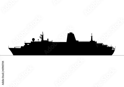 MS Deutschland Traumschiff Silhouette