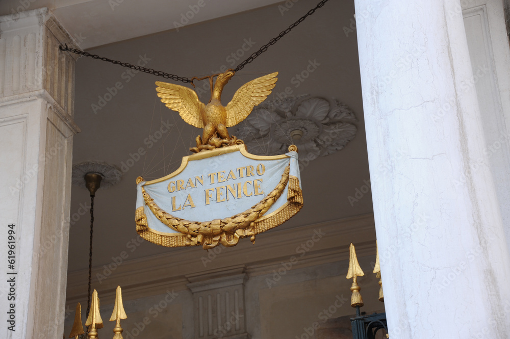 Fototapeta premium Gran Teatro La Fenice di Venezia, Opernhaus, Italien, Venedig