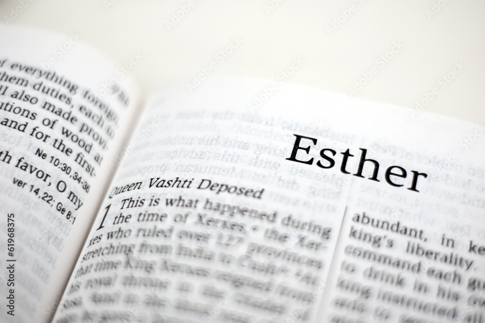 Naklejka premium Book of Esther