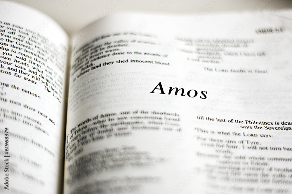 Obraz premium Book of Amos