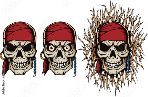 Evil Pirate Skull