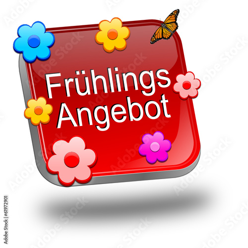 Frühlings Angebot Button