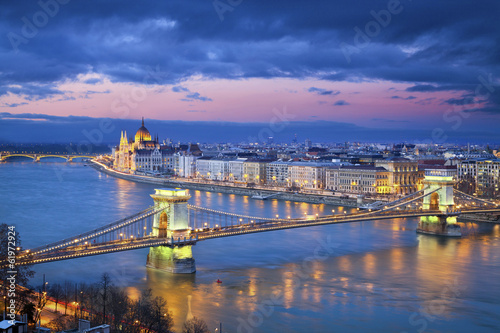Obraz na płótnie Budapest. w salonie