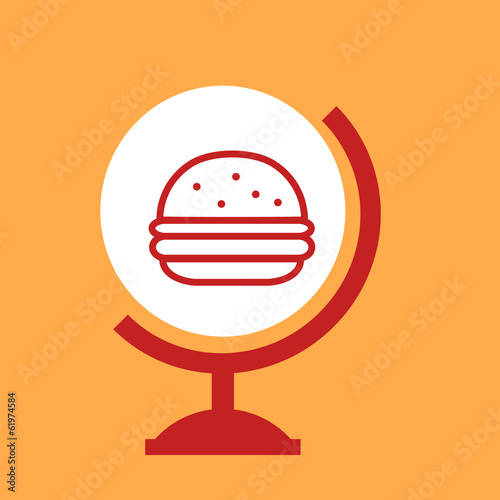 on the globe burger.