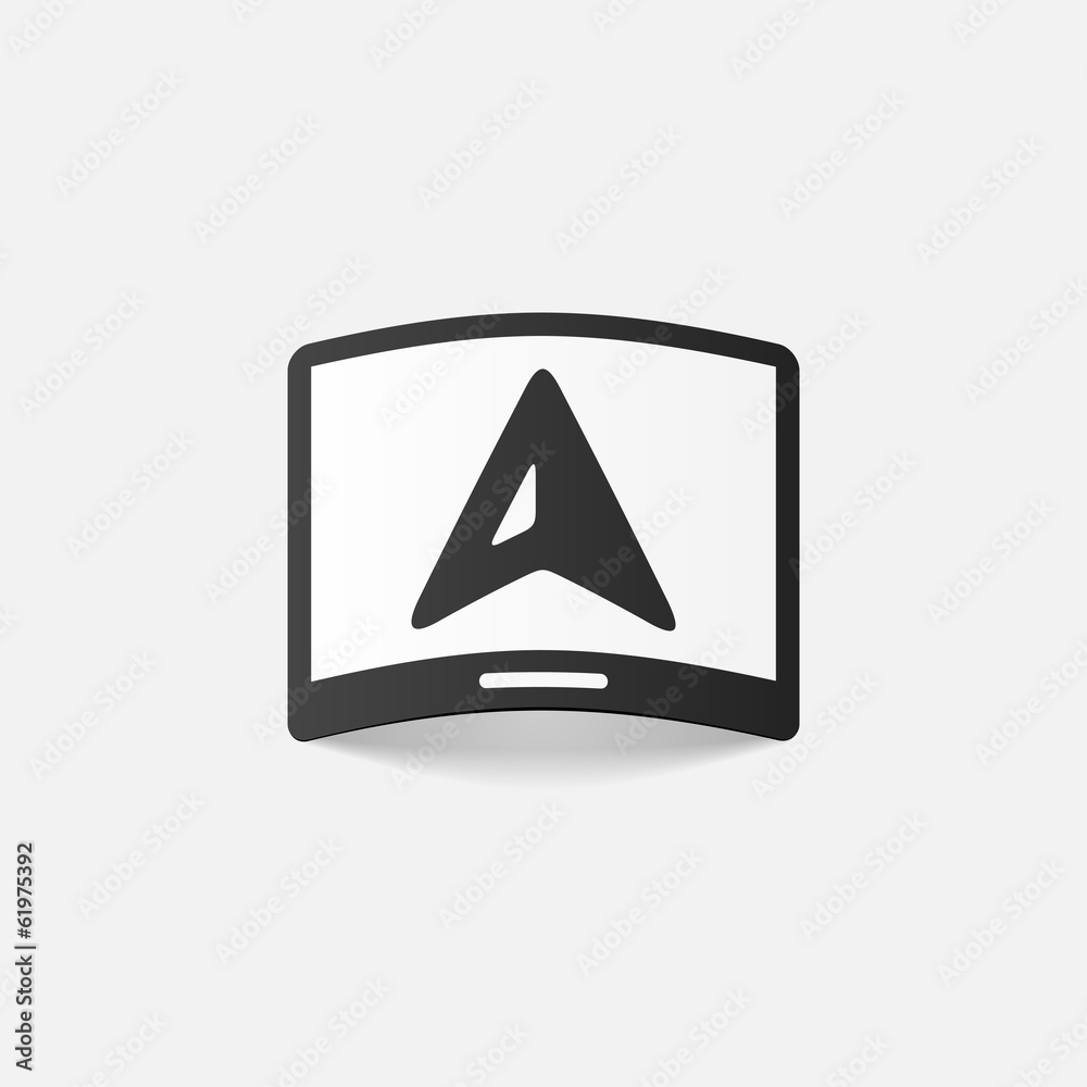 realistic design element: pointer, navigator, gps realistic design element: pointer, navigator, gps