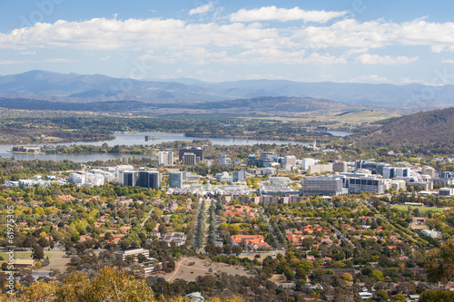 View over Canberra CBD