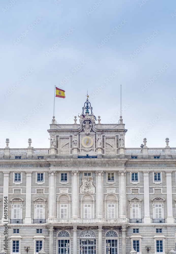 The Royal Palace of Madrid, Spain.