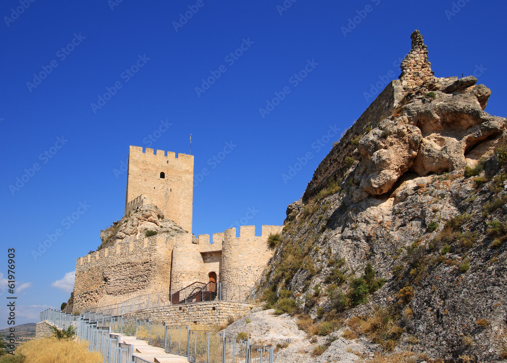 Ancient Castle Sax in Alicante Spain