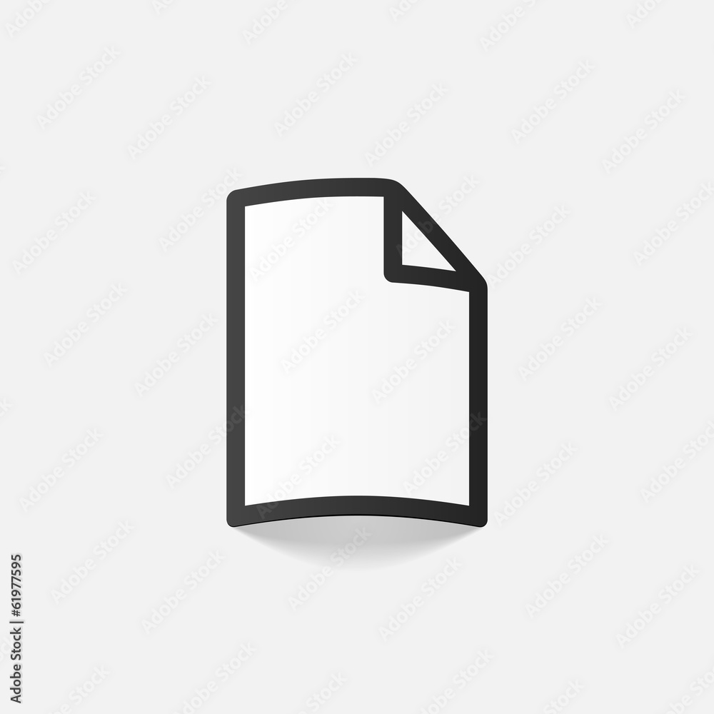 realistic design element: paper, a4 realistic design element: paper, a4