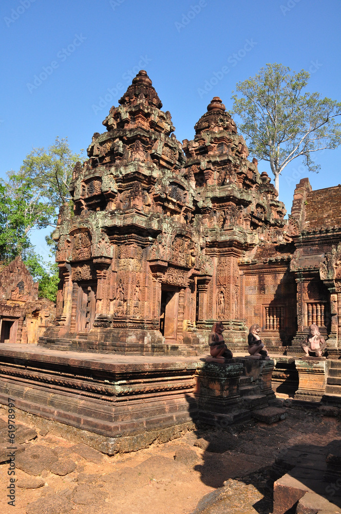 Banteay Srey Temple, Angkor in Cambodia