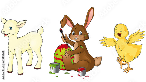 Frohe Ostern Set