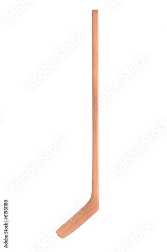 realistic 3d render of hockeystick photo