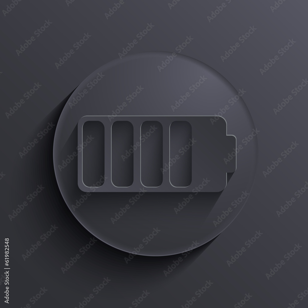 Vector modern dark circle icon. Eps10 Vector modern dark circle icon. Eps10