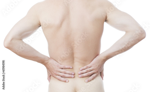 Pain in the lower back in men © staras