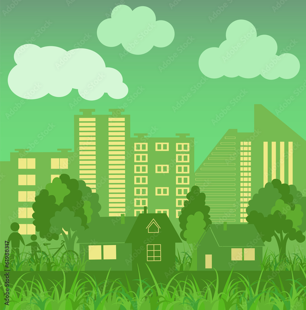 Environmentally symbols of urban lifestyles Environmentally symbols of urban lifestyles