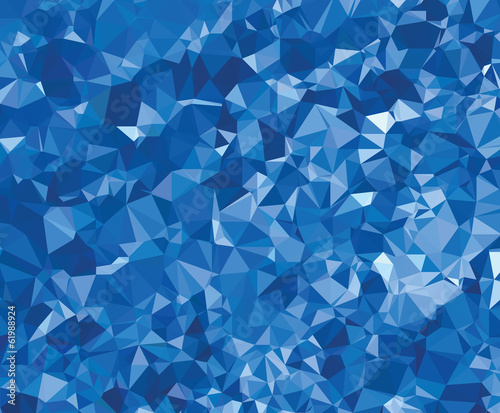 Background modern texture triangle geometry blue wrinkly paper
