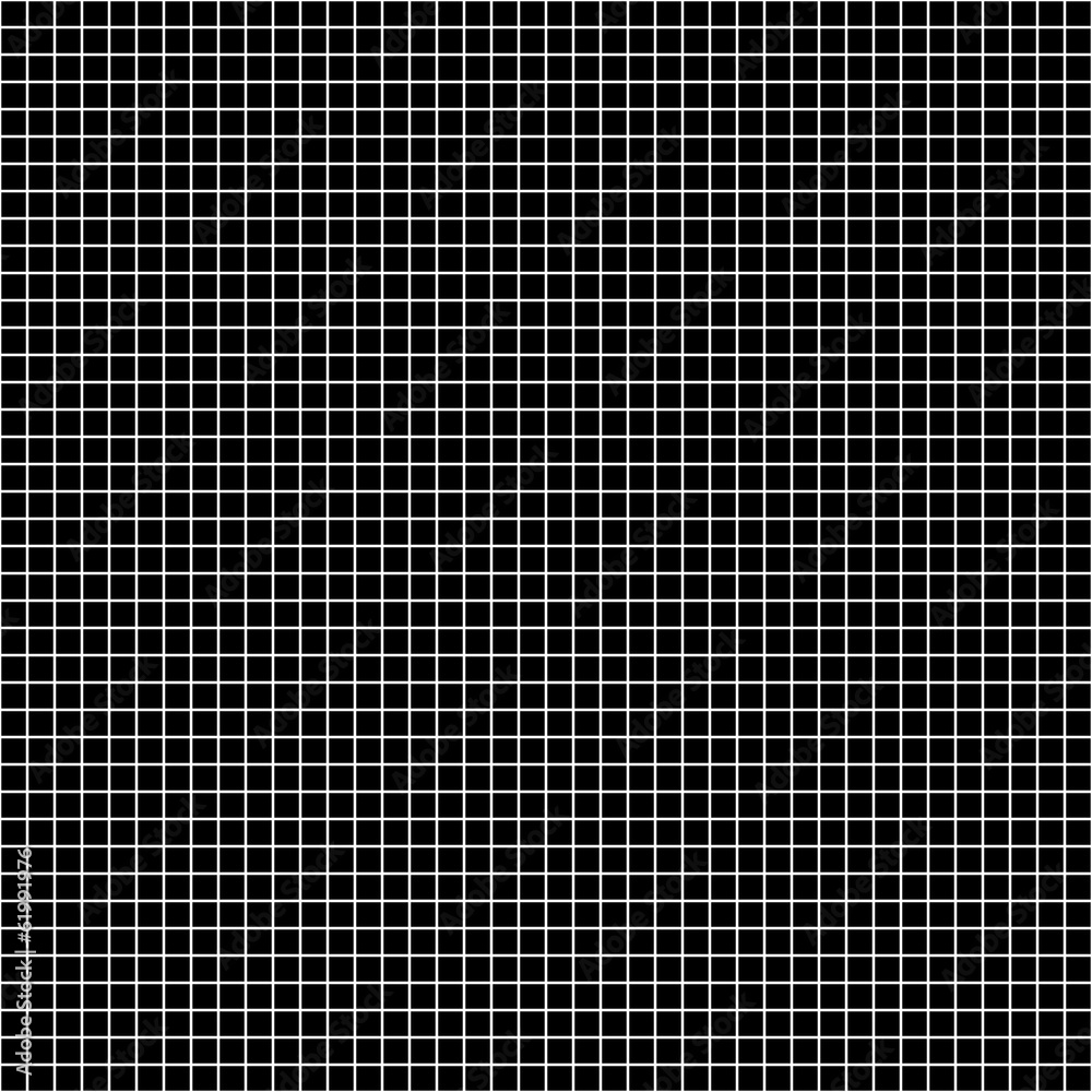 Raster-Hintergrund aus schwarzen Kästchen Stock Illustration | Adobe Stock