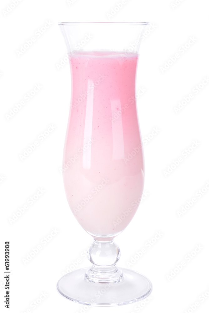 Milk shake isolated on white Milk shake isolated on white