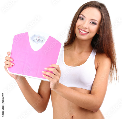 Beautiful young woman with ...