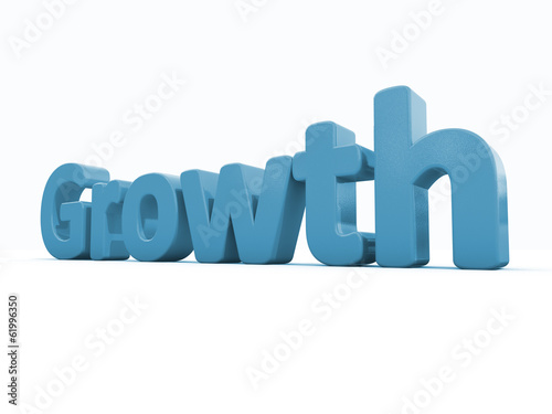 3d word growth photo