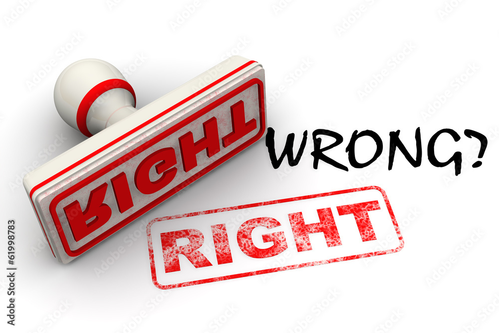5 right wrong. 5 right wrong