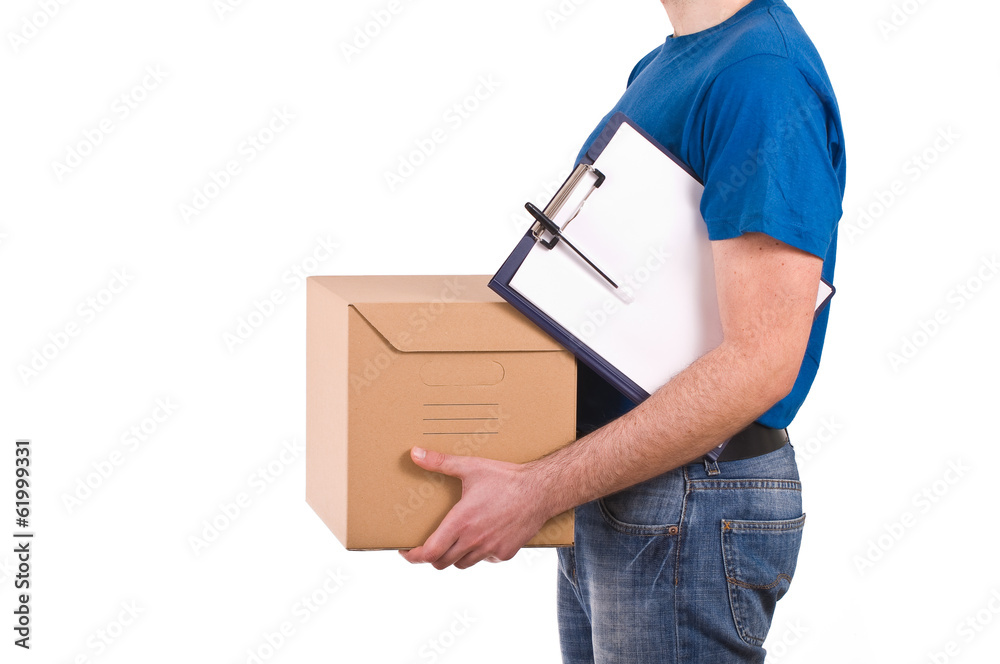 Delivery man. Delivery man.