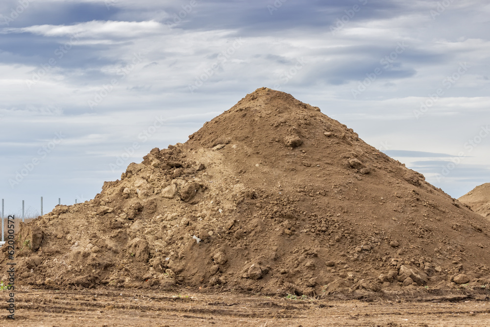 Fototapeta premium Pile of soil