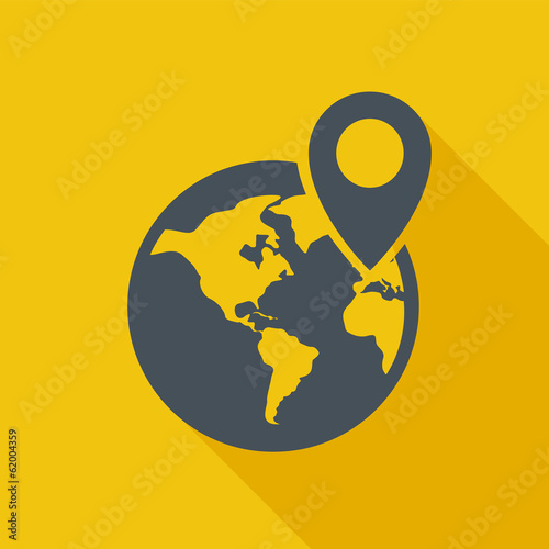Travel Flat Icon. Vector Pictogram. EPS 10.
