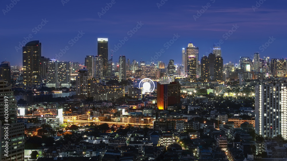 Bangkok Cityscape at twilight