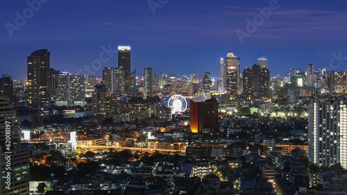 Bangkok Cityscape at twilight © molpix
