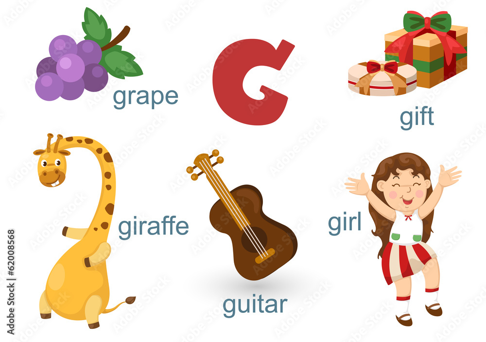 Fototapeta premium Alphabet G