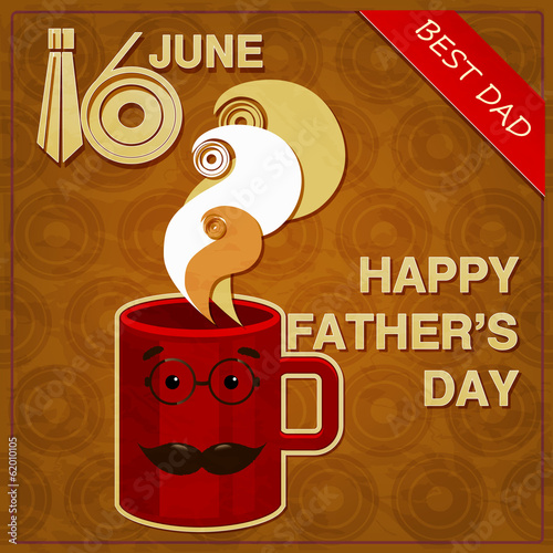 Original greeting card for Father's Day