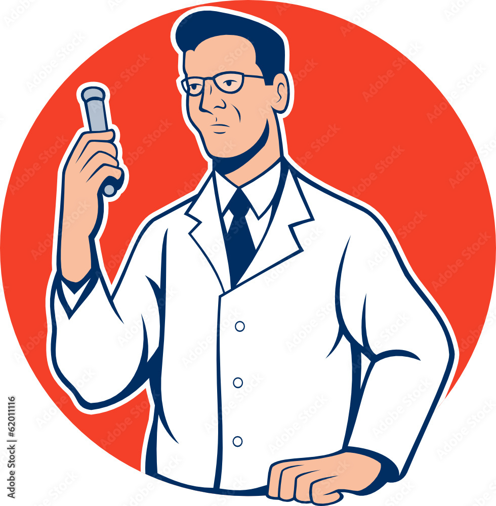 Scientist Lab Researcher Chemist Cartoon Scientist Lab Researcher Chemist Cartoon
