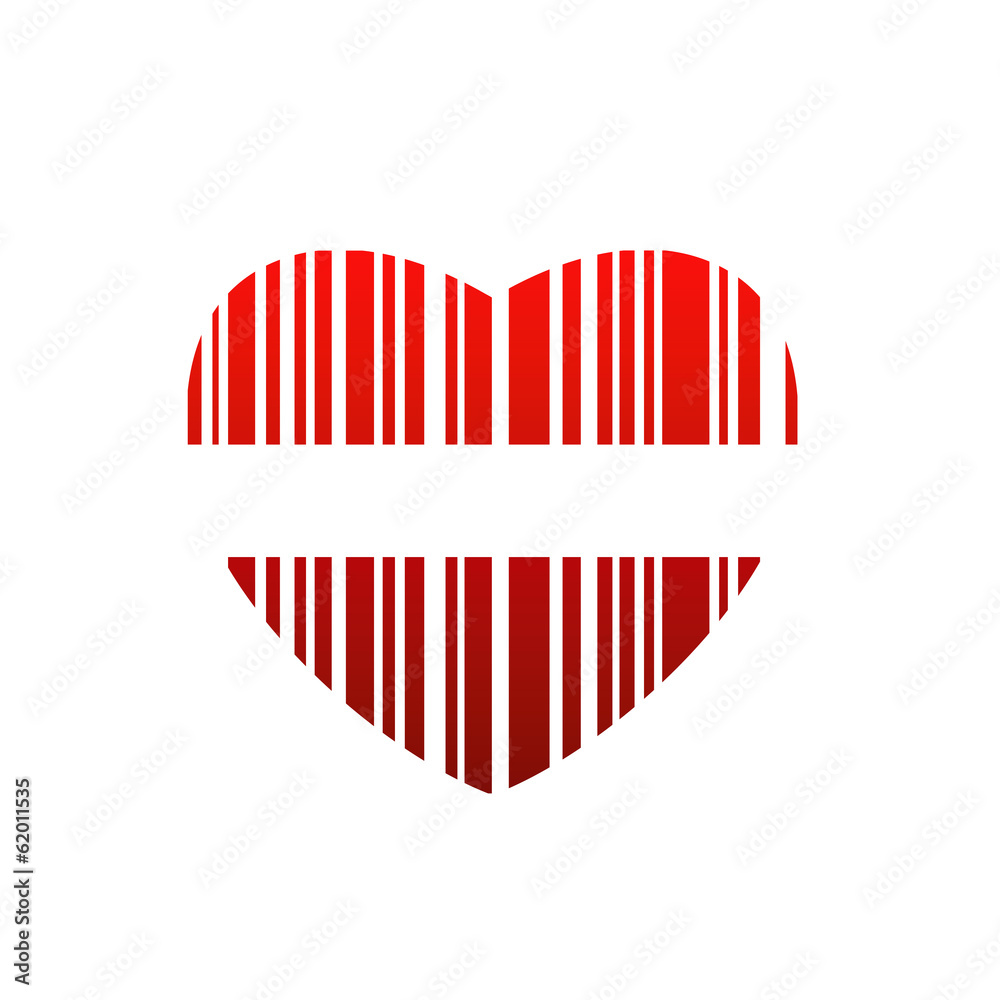 valentine bar code valentine bar code