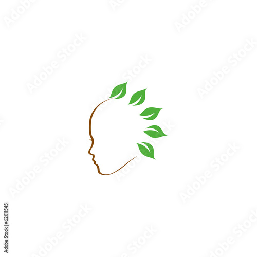 Natural beauty logo- Holistic healing