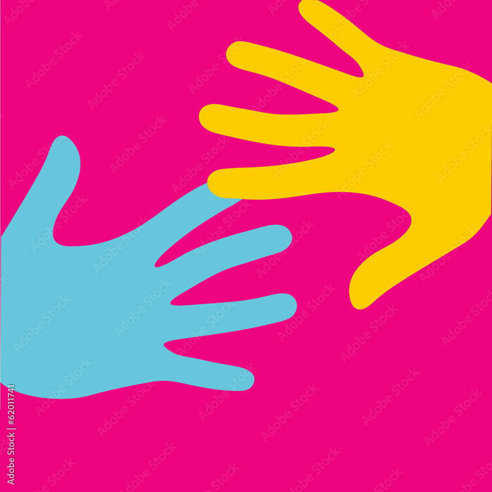 Fototapeta premium Colorful Pop Art logo