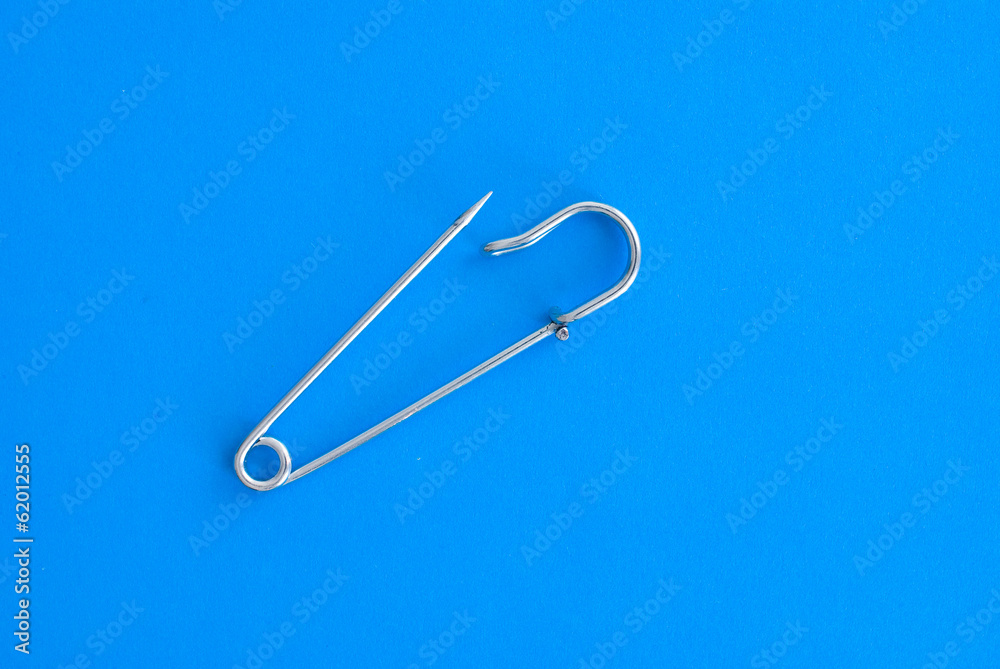 safety pin and material sample safety pin and material sample