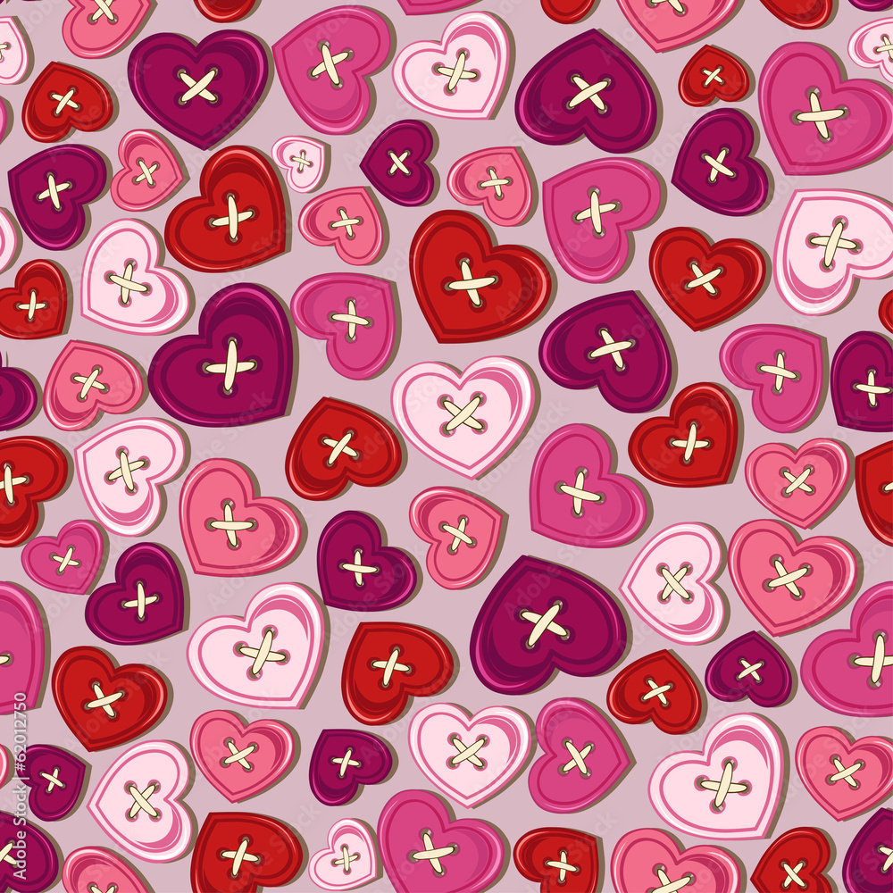 Seamless pattern of sewing buttons Seamless pattern of sewing buttons
